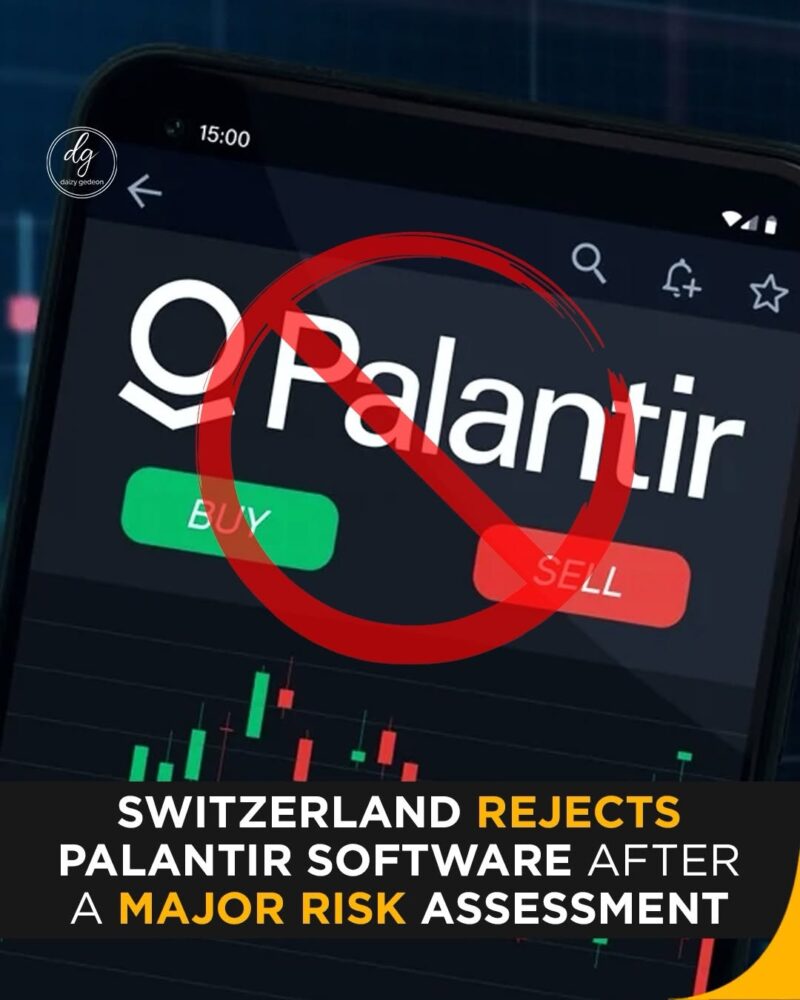 Switzerland Rejects Palantir Software After Major National Risk Assessment