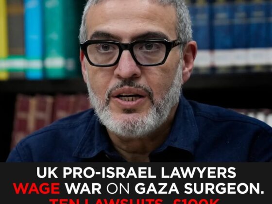 UK Pro-Israel Lawyers Launch £100K Legal Blitz Against Gaza Surgeon Ghassan Abu-Sittah