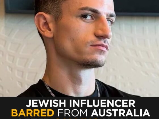 Australia Bars Pro-Israel Jewish Influencer After “Murderous Ideology” Remarks About Islam