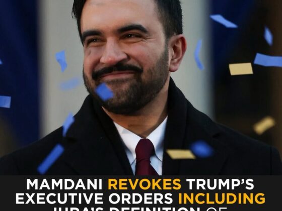 Day One Shock: Mamdani Revokes Trump Orders, Drops IHRA Anti-Semitism Definition and BDS Ban