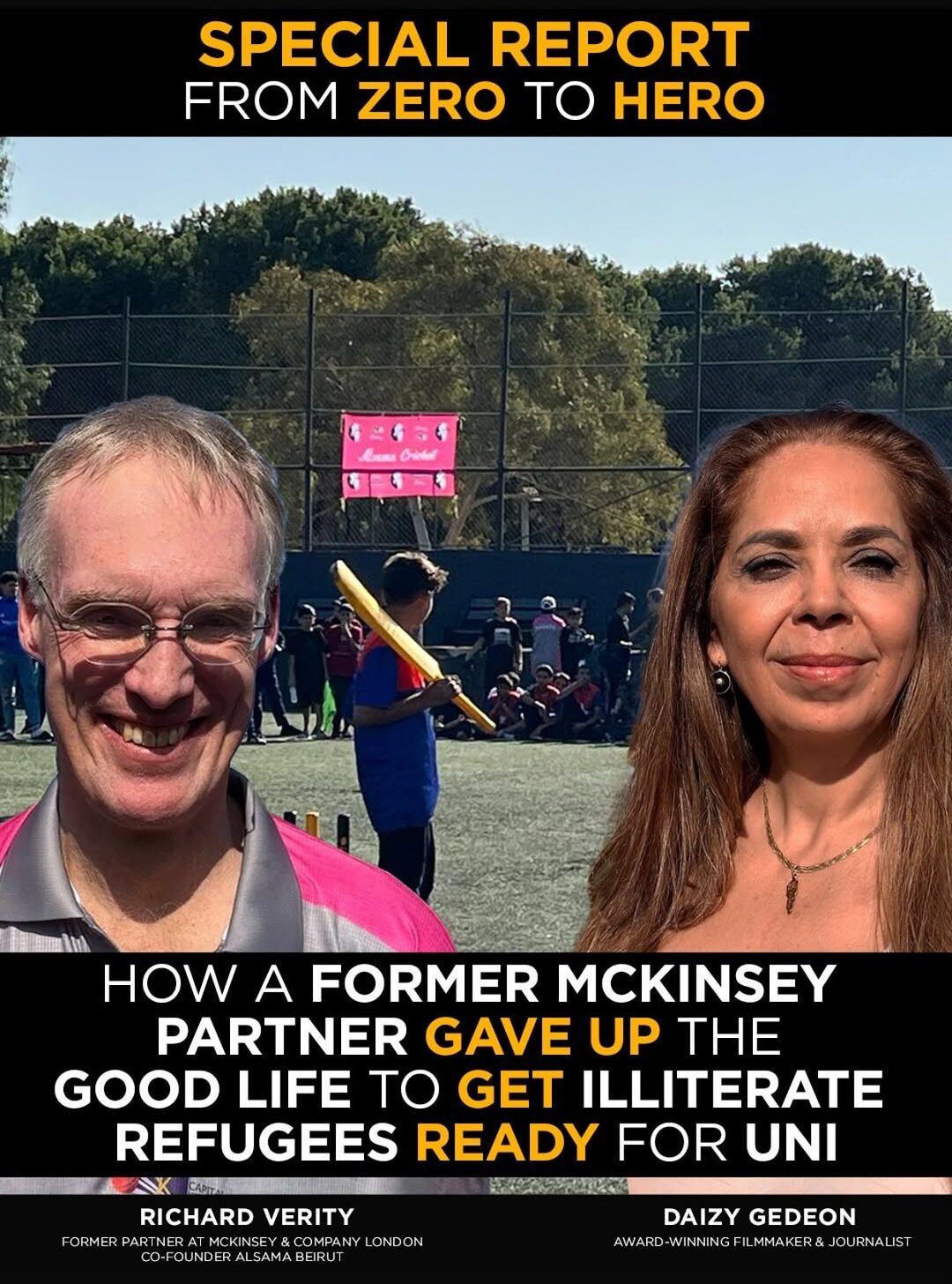 Ex-McKinsey Partner Richard Verity Gives Up High Life to Educate Refugees in Beirut