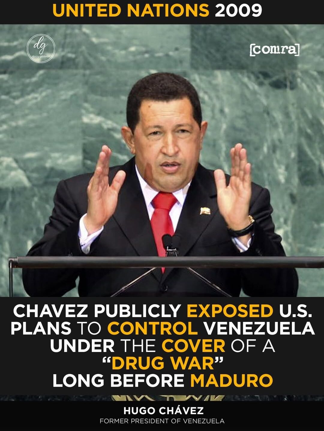 Hugo Chávez Exposed U.S. Plans to Use “Drug War” as Cover to Control Venezuela — Long Before Maduro
