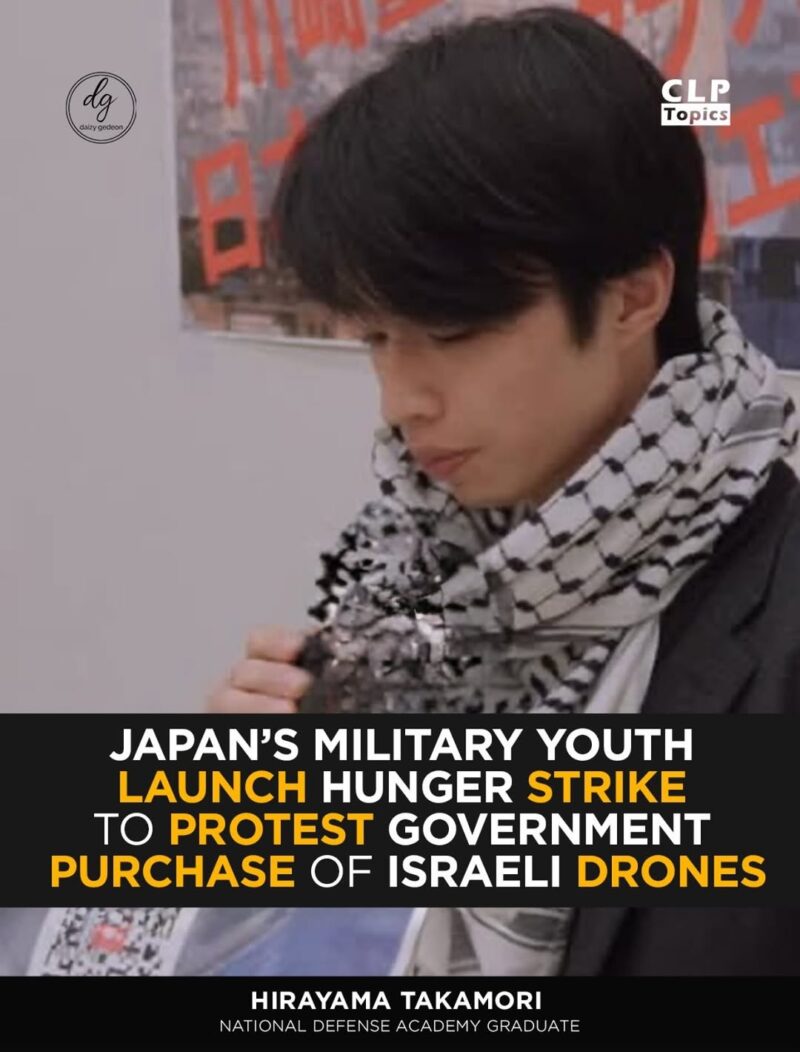 Japan’s Military Youth Launch Hunger Strike to Protest Government Purchase of Israeli Drones