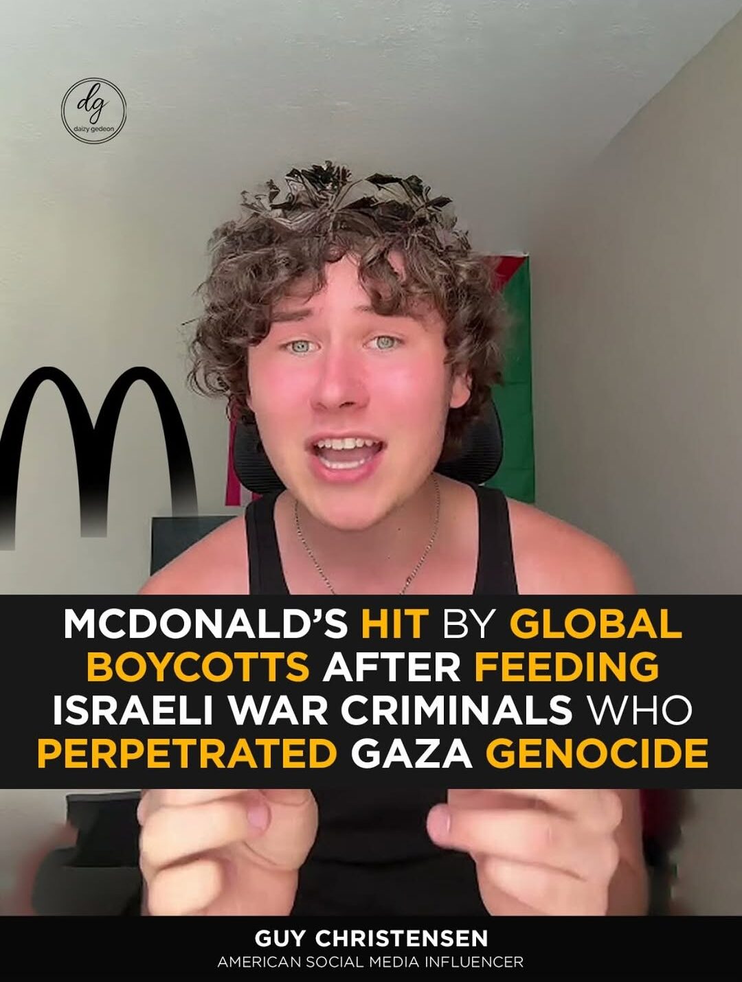 McDonald’s Hit by Global Boycotts After Alleged Support for Israeli Military, Says Guy Christensen