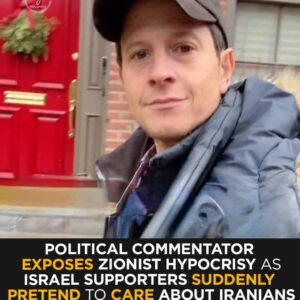 Political Commentator Exposes Zionist Hypocrisy as Israel Supporters Suddenly Claim to Care About Iranians