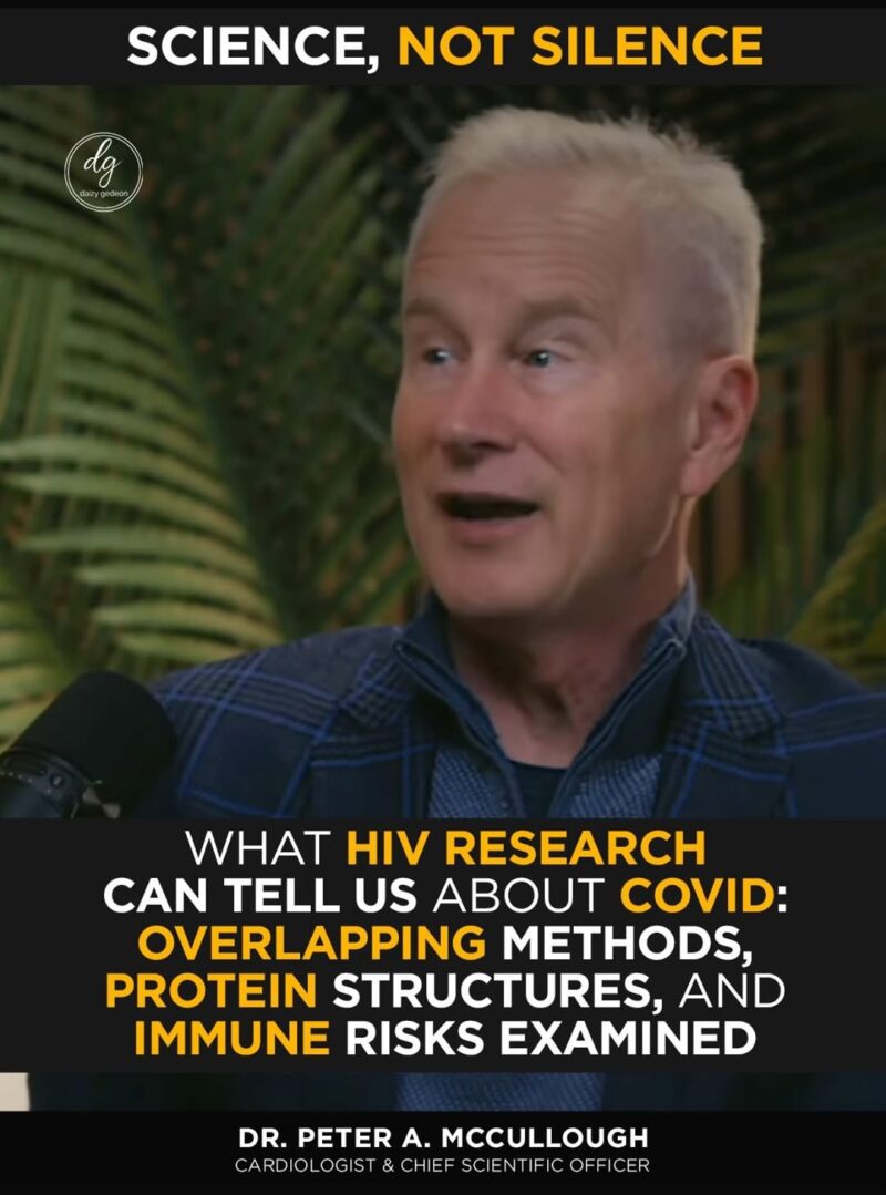 Science, Not Silence: What HIV Research Reveals About COVID — Overlapping Methods, Protein Structures and Immune Risks Examined