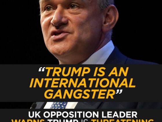 “Trump Is an ‘International Gangster’: UK Opposition Leader Ed Davey Warns He Threatens NATO, Allies, and Europe’s Economy”