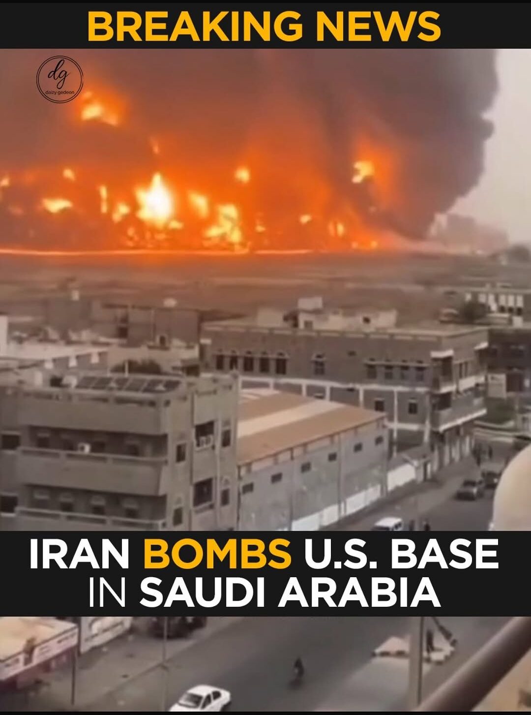 Breaking: Iran Hits U.S. Military Installations in Saudi Arabia, Gulf States Escalate Crisis