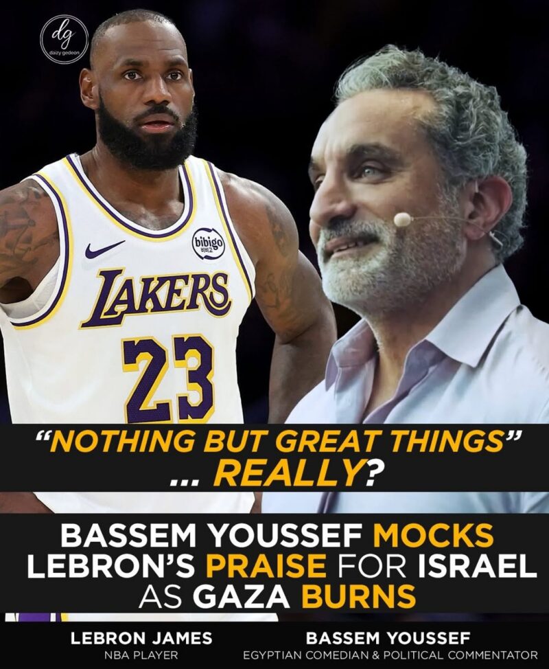 Egyptian Comedian Mocks LeBron’s Comments on Israel as Violence Escalates in Gaza