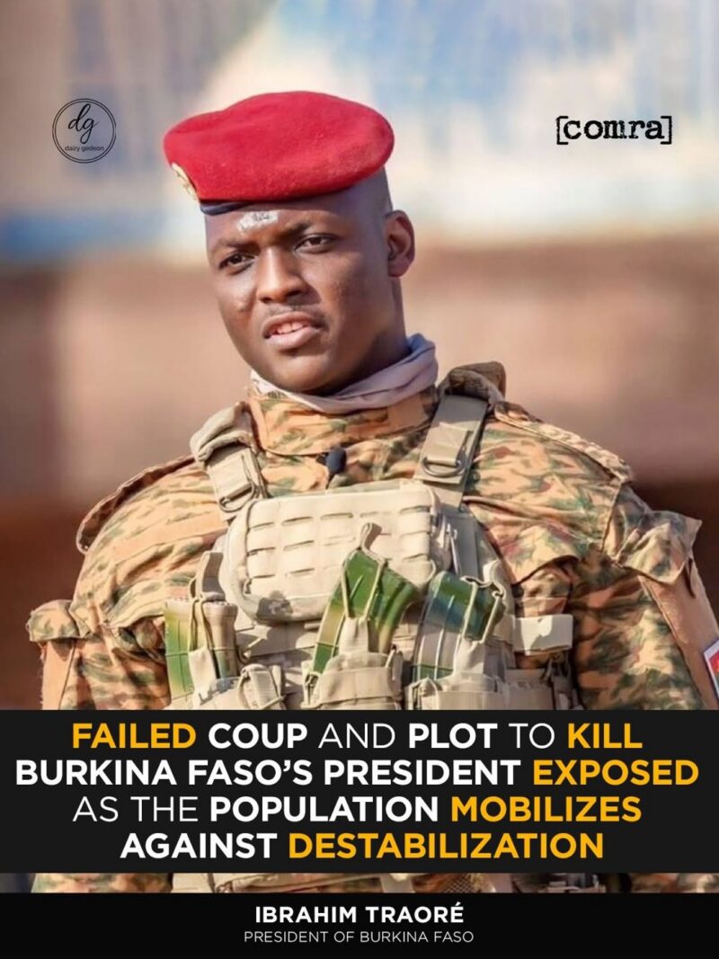 Failed Coup in Burkina Faso Exposed as Citizens Mobilize Against Destabilization, Says President Traoré