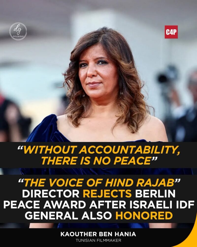Film Director Kaouther Ben Hania Rejects Berlin Prize Amid Controversy
