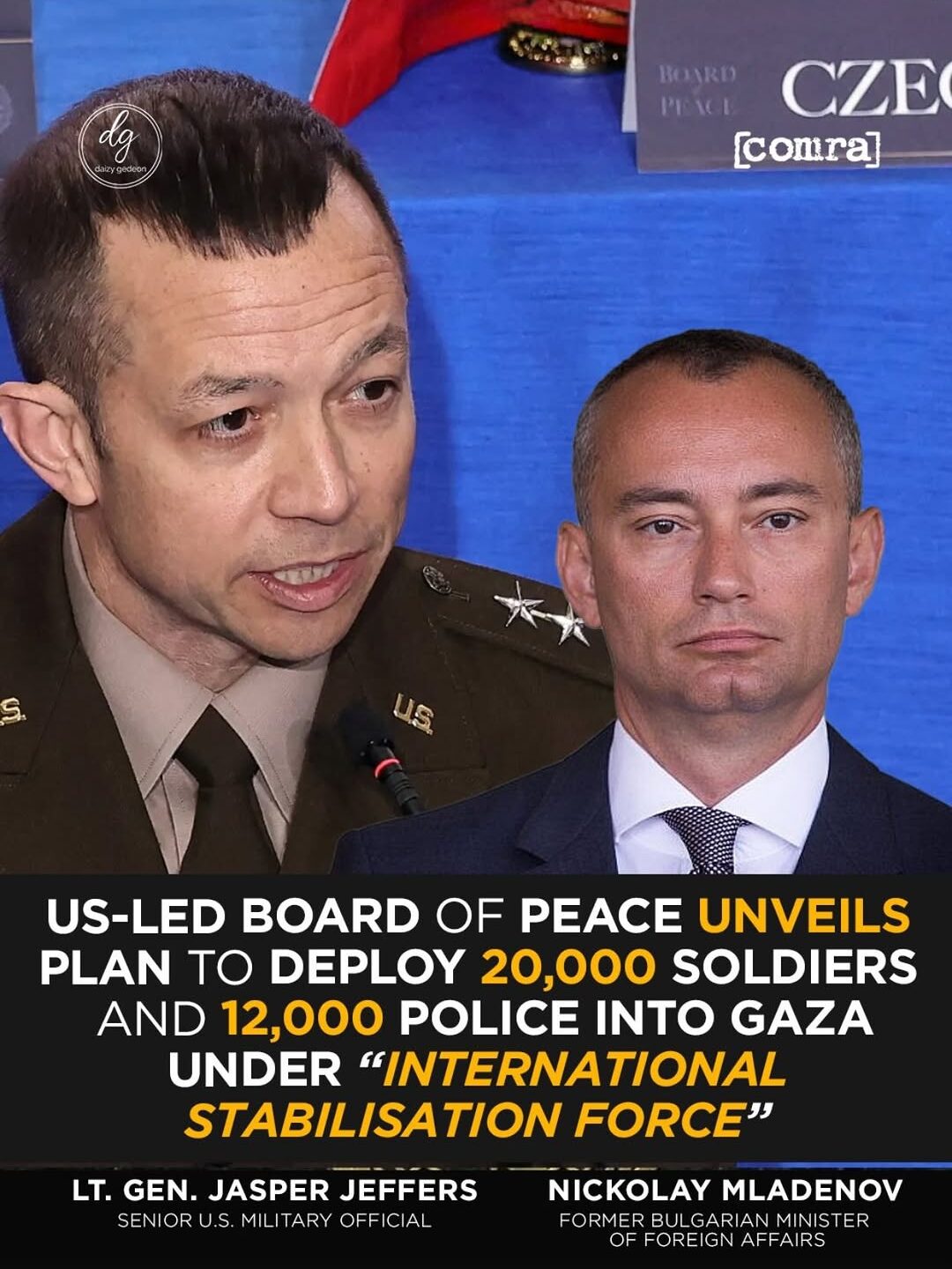 Gaza Could See 20,000 Soldiers Under Proposed International Force