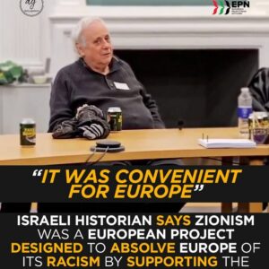 Israeli Historian Ilan Pappé Claims Zionism Was Backed by Europe to Address Its Anti-Jewish Racism