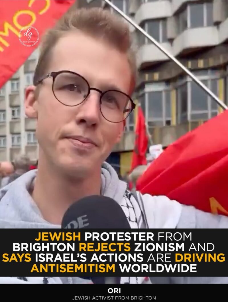 Jewish Activist From Brighton Rejects Zionism, Warns Israel’s Actions Are Fueling Antisemitism Worldwide
