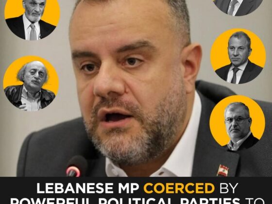Megaphone: Lebanese MP Says Powerful Parties Coerced Him to Delay Elections for Their Own Interests