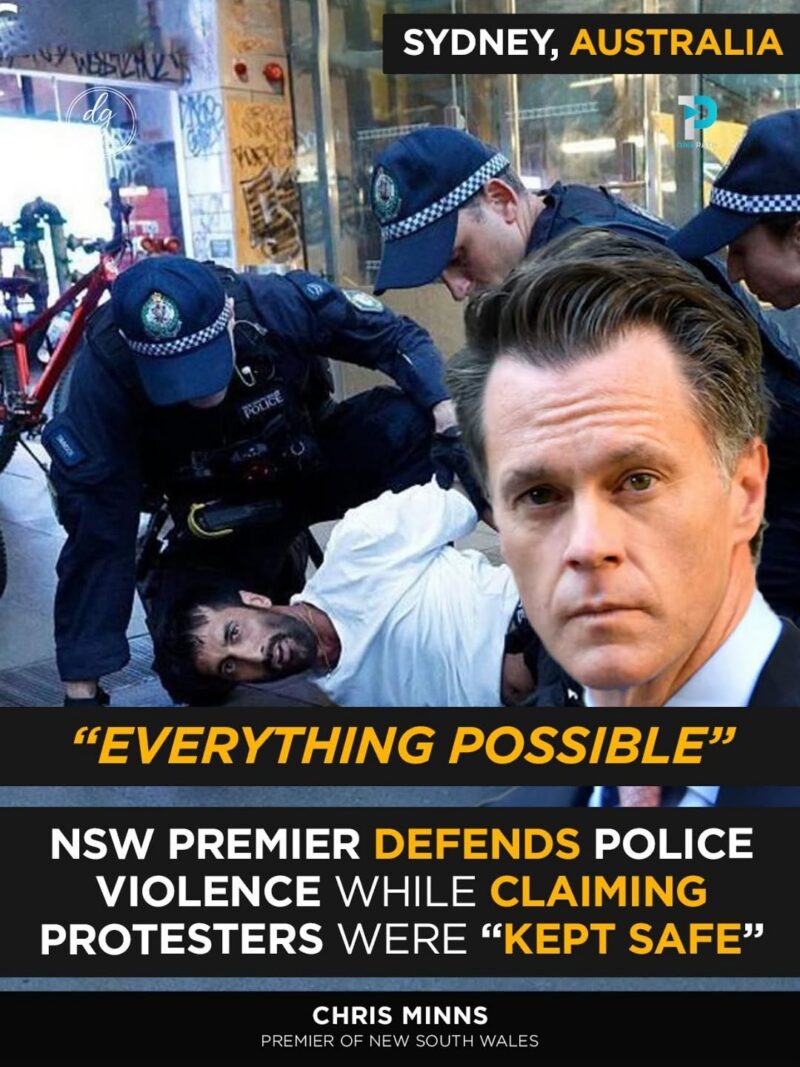 NSW Premier Defends Police Violence While Claiming Protesters Were Kept Safe