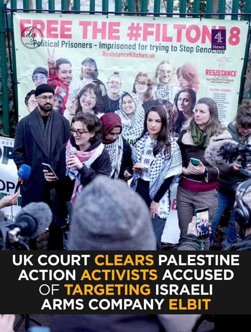 Palestine Action Activists Cleared by UK Court After Charges Over Elbit Arms Protests