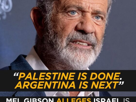 “Palestine Is Done. Argentina Is Next”: Mel Gibson Warns of a Coming World War III