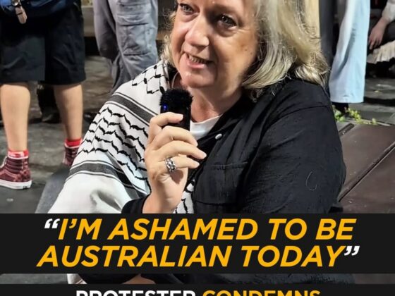 ‘I’m Ashamed to Be Australian Today’: Protester Condemns Government for Welcoming Alleged War Criminal