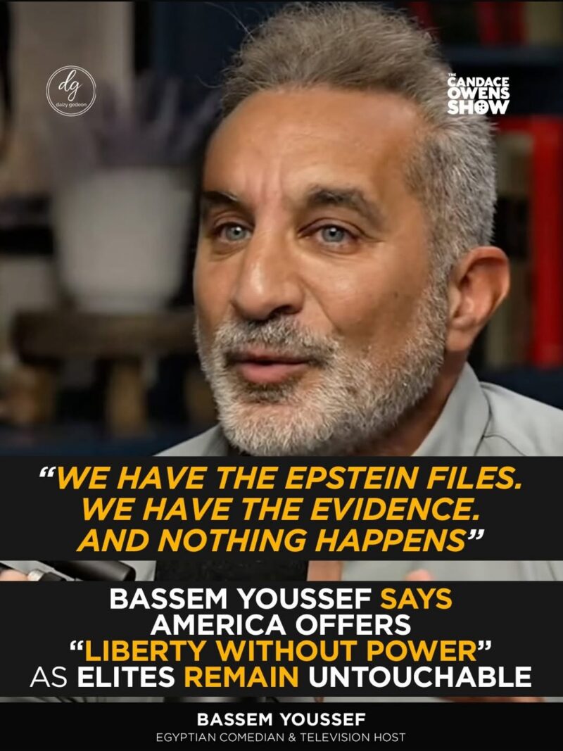 ‘We Have the Evidence — and Nothing Happens’: Bassem Youssef on Epstein Files
