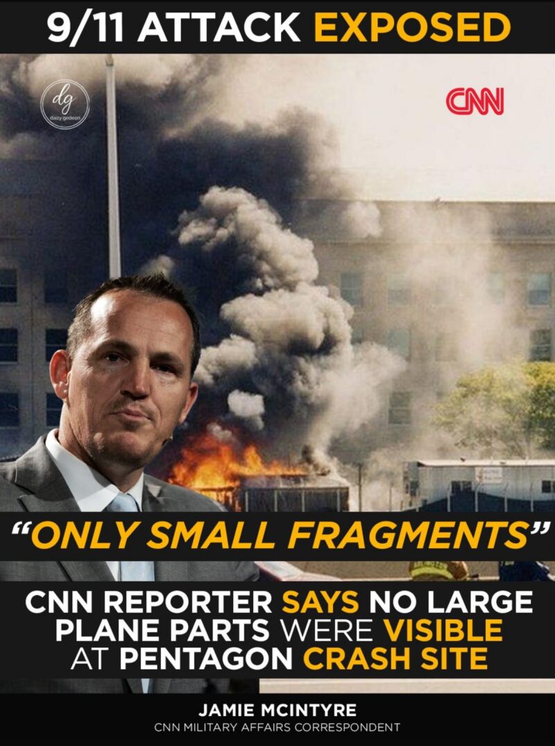 CNN Reports Only Small Fragments Visible at Pentagon 9/11 Crash Site, Says Jamie McIntyre