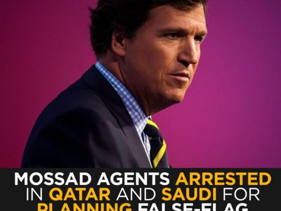 Tucker Carlson Claims Mossad Agents Arrested in Qatar and Saudi Arabia Over Alleged False-Flag Plot