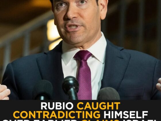 Marco Rubio Accused of Contradicting Himself Over Claims Israel Pushed U.S. Into War