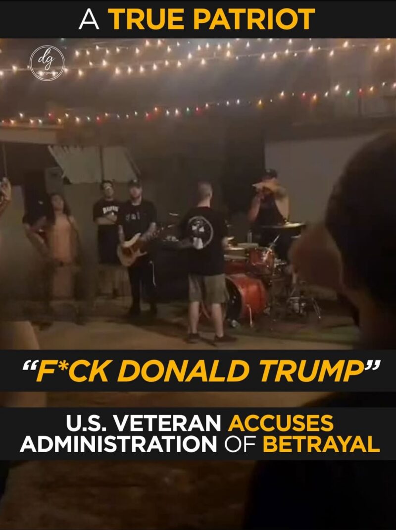 U.S. Military Veteran Goes Viral After Explosive Anti-Trump Protest