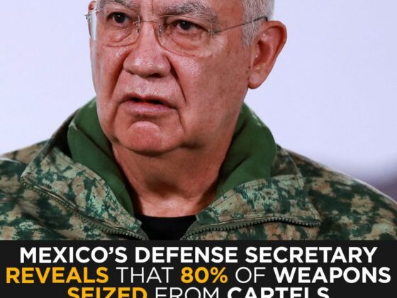 Mexico’s Defense Chief Says 80% of Cartel Weapons Come From U.S., 20% Traced to Israel