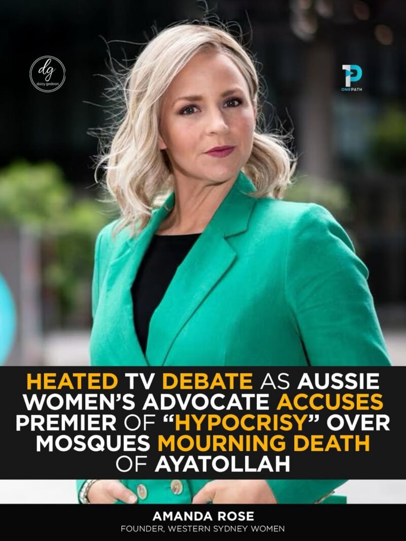 Aussie Women’s Advocate Labels Premier ‘Hypocrite’ in Heated Debate on Mosque Memorials
