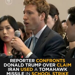 Reporter Confronts Donald Trump Over Claim Iran Used Tomahawk Missile in Deadly School Strike