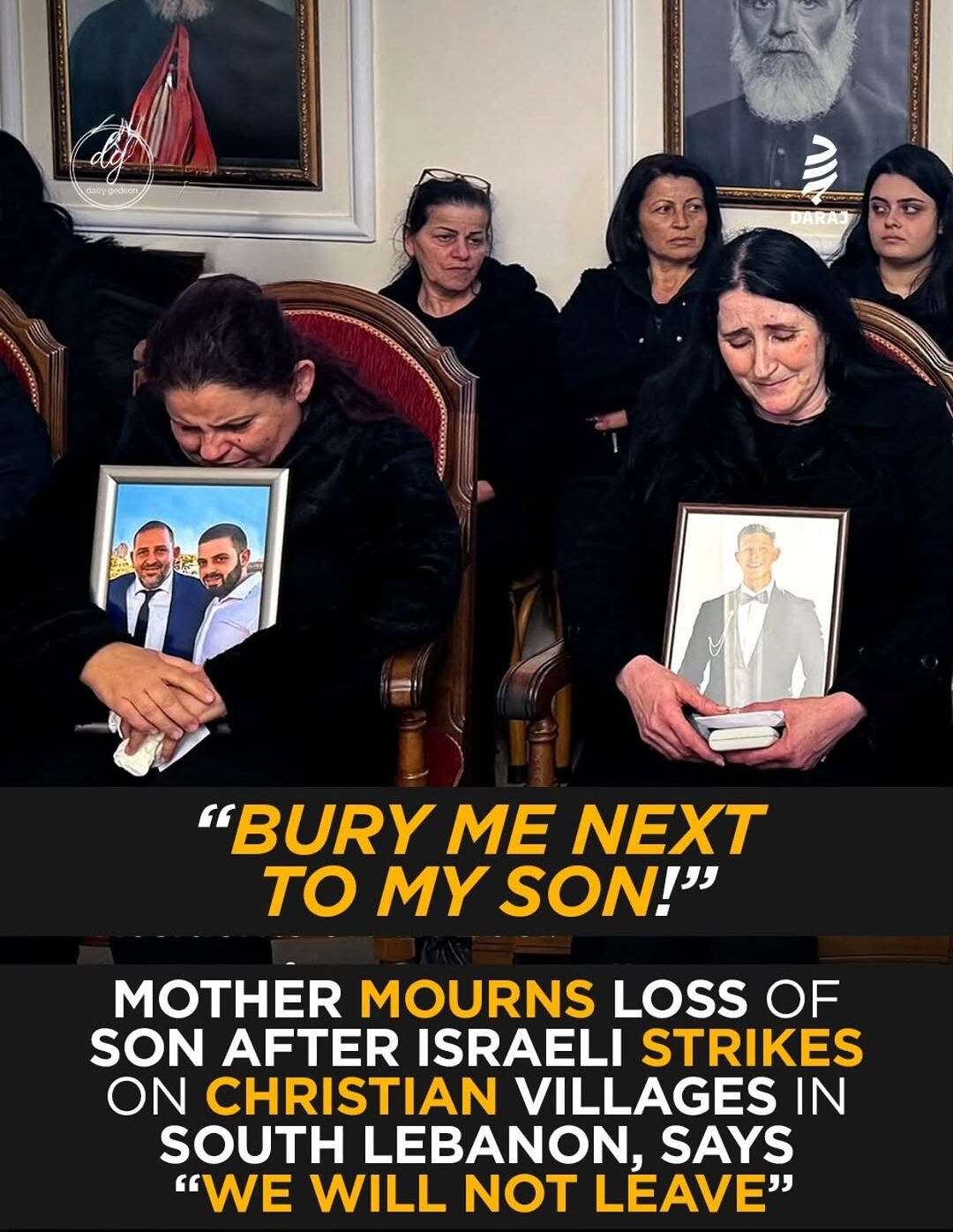 “Bury Me Next to My Son”: Mother’s Grief After Strikes Hit Villages in South Lebanon