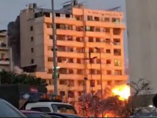 Central Beirut Under Fire as Israeli Strikes Hit Densely Populated Neighborhoods