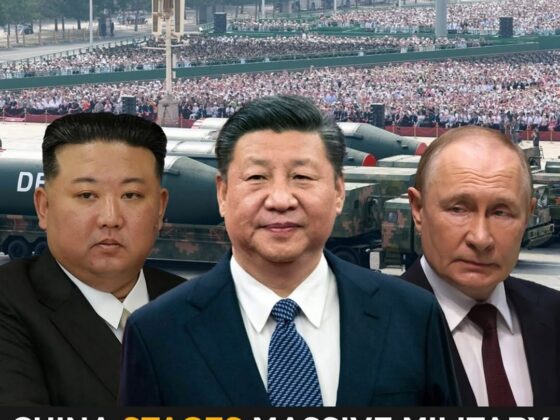China, Russia and North Korea Stand Shoulder to Shoulder in Massive Military Parade Warning to Washington