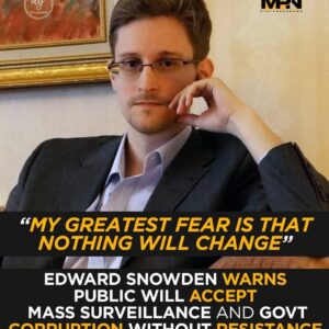 Edward Snowden Warns Public Risks Accepting Mass Surveillance and Government Corruption