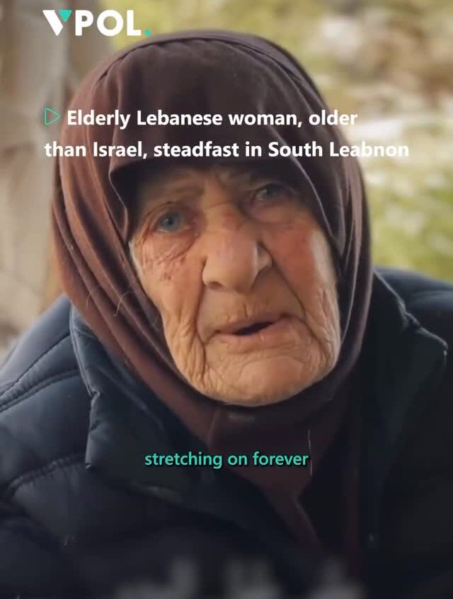 Elderly Lebanese Woman, Older Than Israel, Stands Firm in South Lebanon