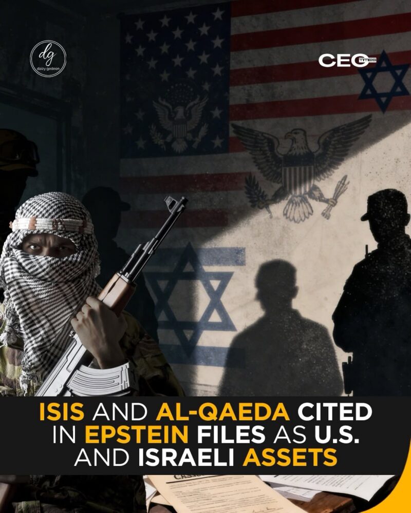 Epstein Files Allegedly Reference ISIS and Al-Qaeda as U.S. and Israeli Assets