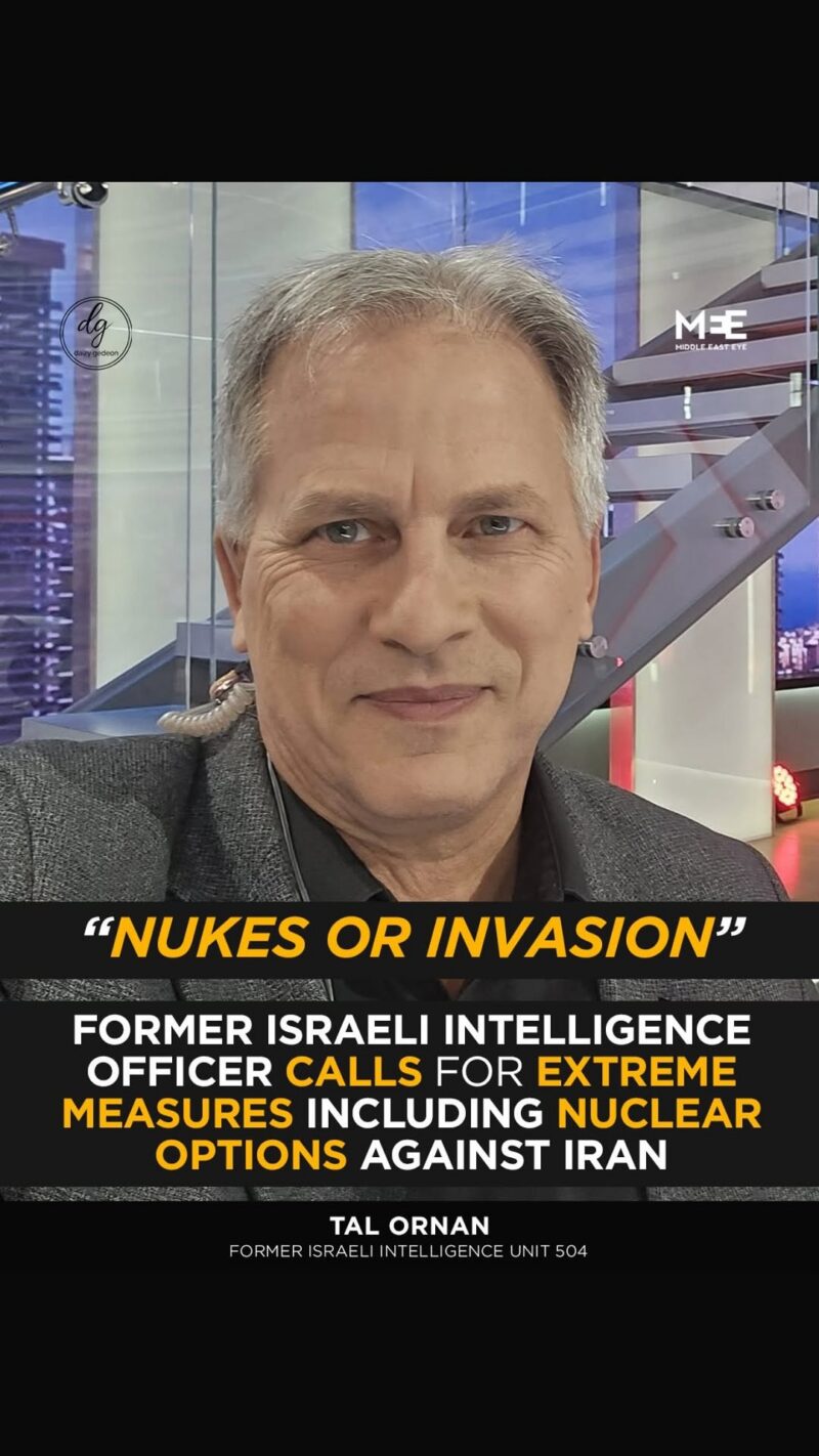 Former Israeli Intel Expert Says Only Nuclear or Military Invasion Will Stop Iran