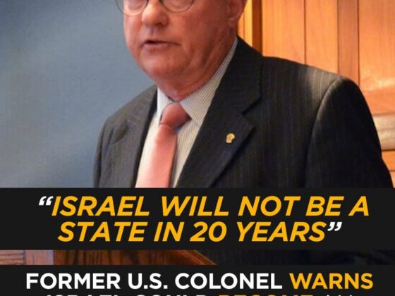 Former U.S. Colonel Lawrence Wilkerson Warns Israel Could Face Global Rejection Within 20 Years