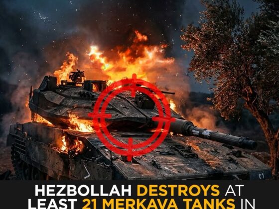 Hezbollah Destroys 21 Israeli Merkava Tanks in 24 Hours — Southern Lebanon Turns Into Armor Graveyard