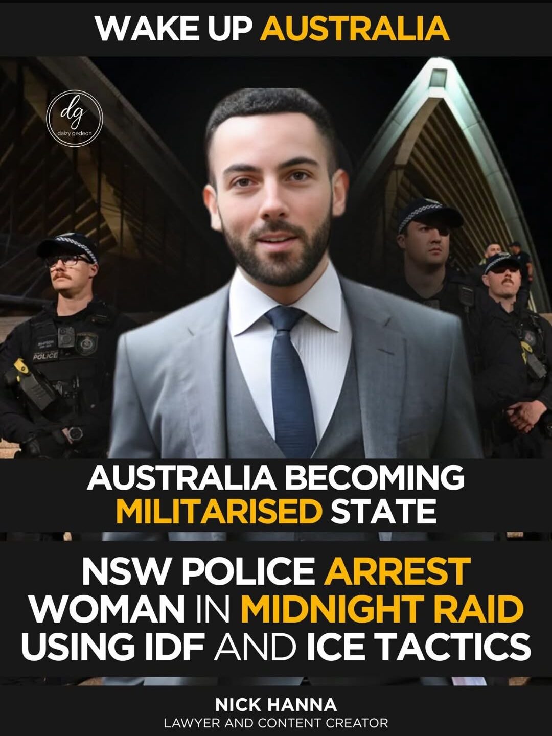 Lawyer Warns Australia Is Becoming a ‘Militarised State’ After Shock Police Raid