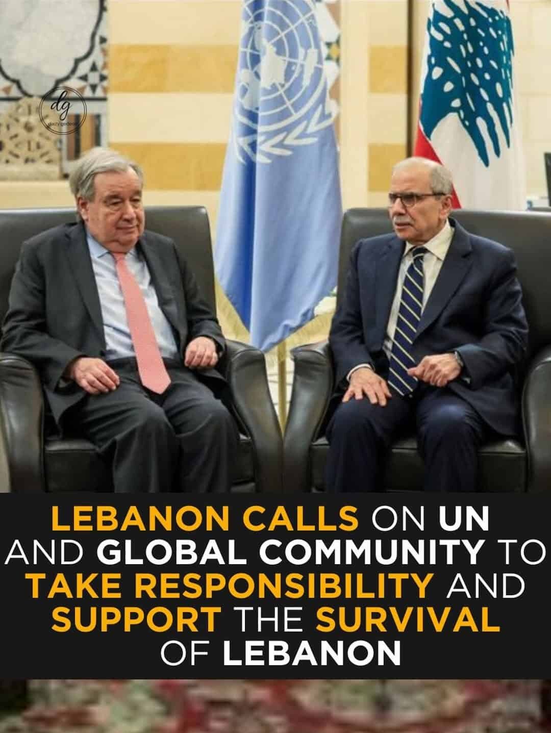 Lebanon Calls on UN and Global Community to Support the Country’s Survival