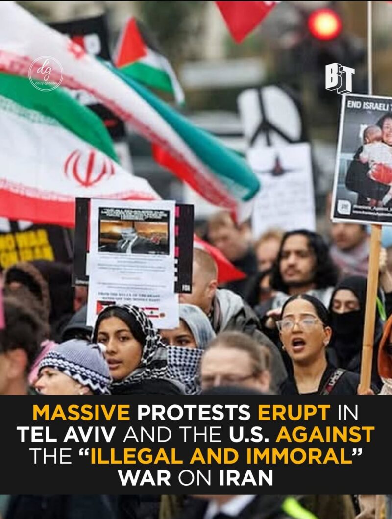 Mass Protests Erupt in Tel Aviv and U.S. Against “Illegal and Immoral” War on Iran