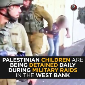Palestinian Children Reportedly Detained Daily During Israeli Military Raids in the West Bank