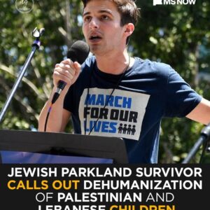 Parkland Survivor Cameron Kasky Condemns Dehumanization of Palestinian and Lebanese Children