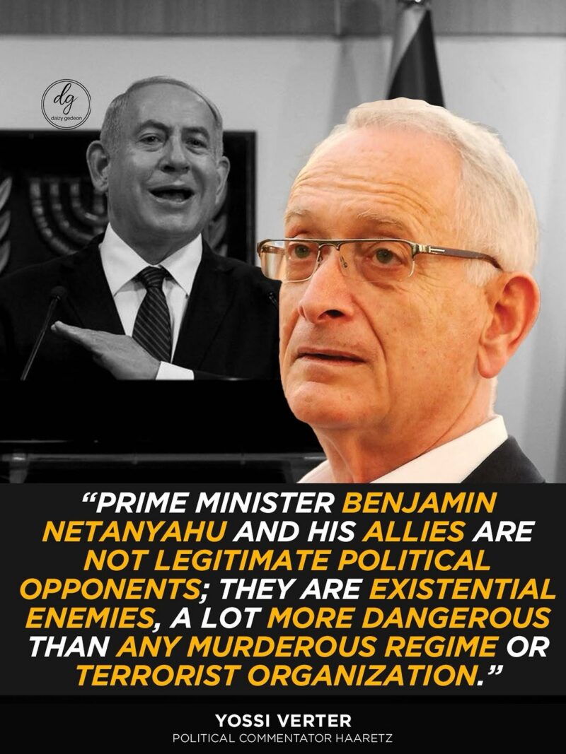 Political Commentator Yossi Verter Calls Netanyahu and Allies “Existential Enemies”