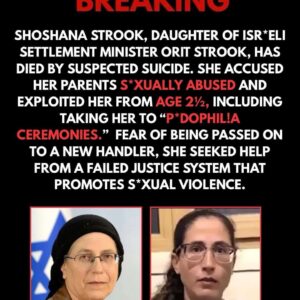 Shoshana Strook, Daughter of Israeli Minister Orit Strook, Found Dead; Allegations Under Investigation