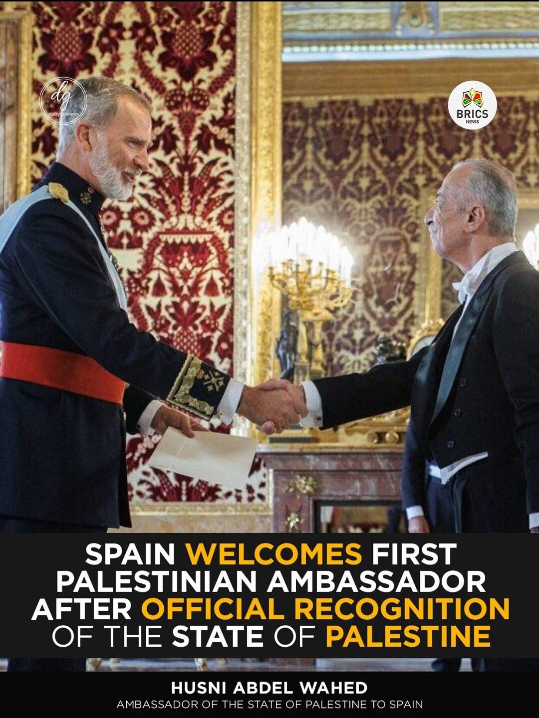 Spain Welcomes First Palestinian Ambassador After Recognizing State of Palestine