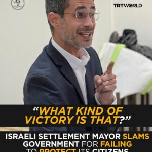 TRT World: Israeli Mayor Calls Out Government Over Civilian Safety Crisis