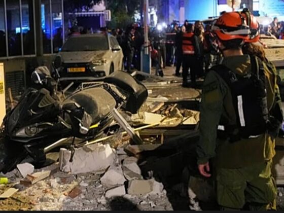 Tel Aviv Under Fire as Iran Strikes Central Israel After Larijani Killing, Targets 100+ Sites
